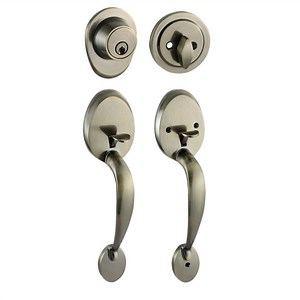 [Hot Item] Zinc Alloy Grip Set Front Door Entry 70770 Handleset Door Lock