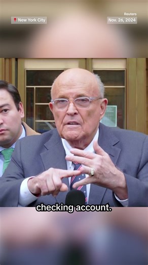 An angry Rudy Giuliani speaks to reporters after arguing with the judge overseeing the $146 million defamation judgment against him. | NBC Politics