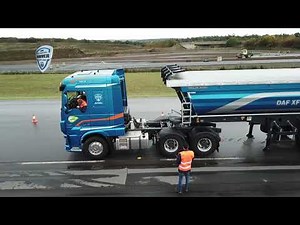 Maneuvering, coupling and social skills at the #dafdriverchallenge - DAF Trucks