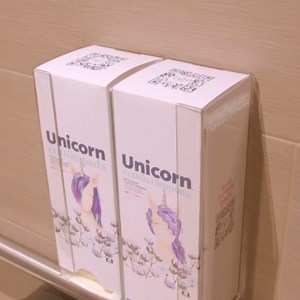 UNICORN Tampons, Organic Plant-Based Compact Applicator Regular Cotton Tampon Cartridge (60 Count, Pack of 6)