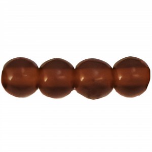 Czech Round Beads 3mm Brown Garnet