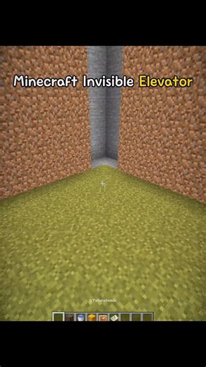 Tehnotonik on Instagram: "Minecraft invisible elevator moment #minecraft"