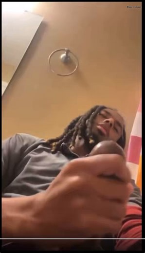 Solo gay straight black man bathroom toilet jerk masturbate cum moan ooze cock dick