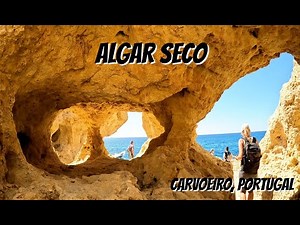 ALGAR SECO , ONE OF THE MOST SCENIC PLACES IN THE ALGARVE, PORTUGAL. #exploreportugal #algarve