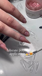 1.3K views · 13 reactions | Lilycute poly nail gel application. #polygelnails #polygelextensions #polygelextensions | Lillycute Nails | Facebook