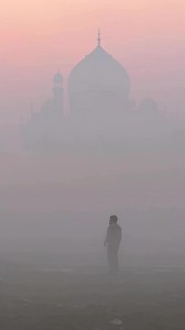 winter sunrise in ' Taj Mahal ' 🖤 .©khatarnakjanab | সারশূন্যবিষাদ- Sarshuny bisad