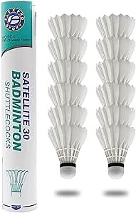 Badminton Shuttlecocks 12pcs/Tube Duck Feathers 77speed