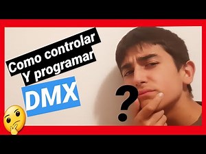 💡Como programar luces dmx | Como controlar, luces dmx | Como conectar luces a un controlador dmx