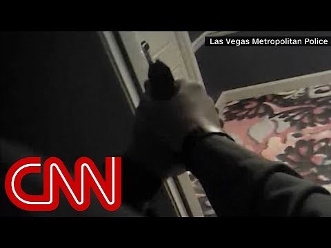Video shows police enter Vegas killer’s room