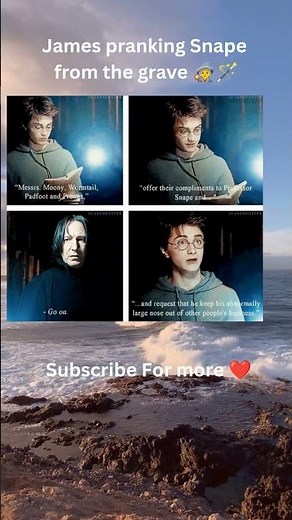 James pranking Snape from the grave 🧙‍🪄 #harrypotter #potterhead #hp #books #booktok #hbo #movie