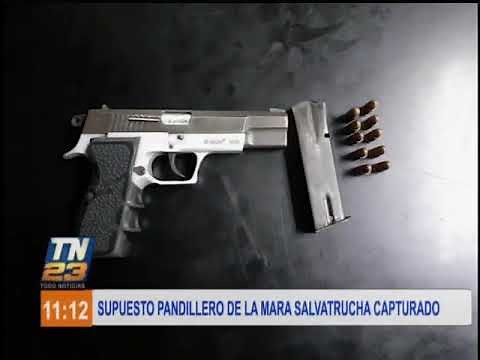 Detienen a supuesto pandillero de la Mara Salvatrucha.