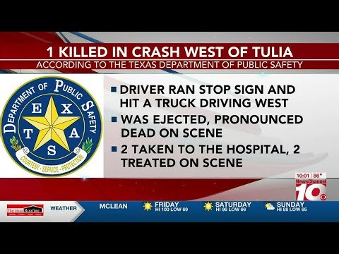 VIDEO: Texas man killed in wreck Wednesday in Swisher County