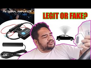 FM Signal Booster / Amplifier & Antenna Signal Booster | Installation and Testing | Legit or Fake?