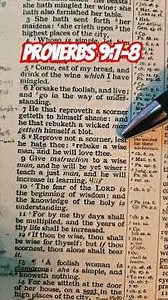 Proverbs 9:7-8 #proverbs #guidance #bible