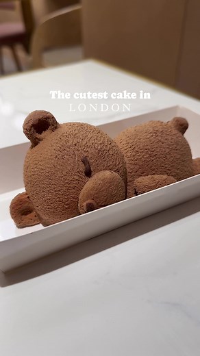 Adorable Teddy Bear Mousse Cake in London