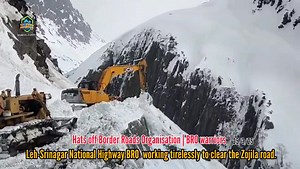 Hats off Border Roads Organisation | BRO warriors Leh-Srinagar National Highway BRO working tirelessly to clear the Zojila road . #Zojilapass #current 25/5/25 . Department of Information & Public Relations, Kargil, Ladakh Meta for Business @topfans Video 𝙳𝚁𝙰𝚂𝚂 𝙾𝙽𝙻𝙸𝙽𝙴 Follow our official channel for more latest updates | 𝙳𝚁𝙰𝚂𝚂 𝙾𝙽𝙻𝙸𝙽𝙴