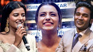 Aishwarya Rajesh extended her love to Trisha and Dhanush at South Movie Awards. #AishwaryaRajesh #Trisha #Dhanush #VaralaxmiSarathkumar #AnirudhRavichander #Mohanlal #YogiBabu #SIIMA2022 | SIIMA