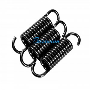[Hot Item] Unique Bargains Plating Metal Hook End Close-Coiled Tension Extension Spring