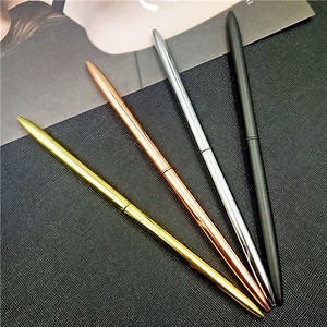 [Hot Item] Hotel Advertising Gift Oil Pen Metal Ballpoint Pen Printing Lettering Logo