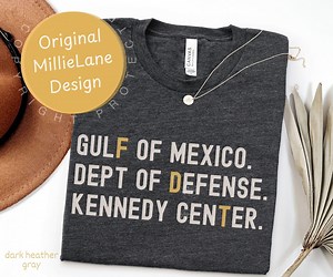 Subtle F*ck Tr*mp Shirt, FDT Gulf of Mexico. Dept of Defense. Kennedy Center. Tee, Protest Tshirt, Anti-tr*mp Pro-democracy Activism Gift - Etsy