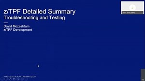 z/TPF Internship: Troubleshooting and Testing