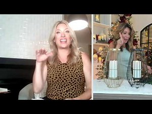 Luminara 15" Madison Wired Lantern with Outdoor Pillar & Remote on QVC