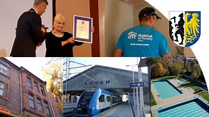 👉 Pierwszy pociąg odjechał z wyremontowanej hali dworca PKP 👉 Ogłoszenie wyników Bytomskiego Budżetu Obywatelskiego 👉 Tytuł Honorowej Obywatelki Miasta Bytomia dla Danuty Skalskiej Sprawdźcie, co jeszcze ciekawego działo się w Bytomiu w październiku i zobaczcie nasze filmowe podsumowanie📽️😊 | Miasto Bytom