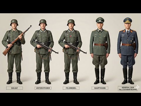 Every Rank in German Army During WW2 Explained