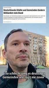 "German municipalities have never been in such a bad situation since 1945" #current #municipaliti...