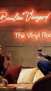 You bring the vinyl, and Beaulieu Vineyard will bring the wine!🕺🍷 Get groovy in their Vinyl Room Experience, where you can sip on fine vintages while listening to hits from Fleetwood Mac, The Eagles, Culture Club, and more. Admission is free with a reservation. yountville.com/blog/directory_listing/beaulieu-vineyard #TasteLifeHere #Yountville #NapaValley | Explore Yountville