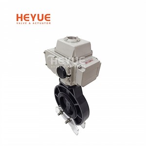 [Hot Item] Electric UPVC CPVC Plastic Valve PVC Butterfly Valve for Water Treatment System