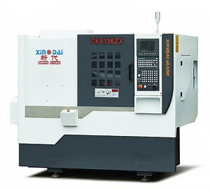 [Hot Item] CNC Lathe Price Precision Bench Lathe 35 Degree Inclined Bed Knife Machine
