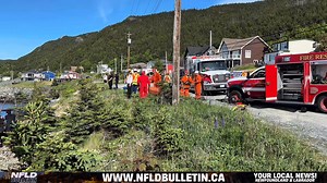 Vehicle Over Cliff on Beachy Cove Road Portugal Cove, NL - June 15, 2025 - Emergency crews responded to a serious incident Sunday afternoon after a vehicle went over the side of a cliff along Beachy Cove Road, near the lookout across from the Bell Island Ferry terminal. The call came in around 3:45 p.m., prompting a response from the Portugal Cove-St. Philip’s Volunteer Fire Department. Upon arrival, firefighters found a vehicle resting on its roof down a steep embankment. Due to the challenging