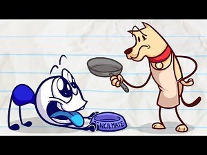 Pencilmate & Pencilmiss 🐶 WHAT A CUTE DOG 🐶 Puppy Compilation 🐗 Cartoons 2020