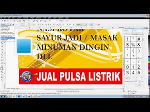 cara membuat spanduk sederhana dengan corel draw