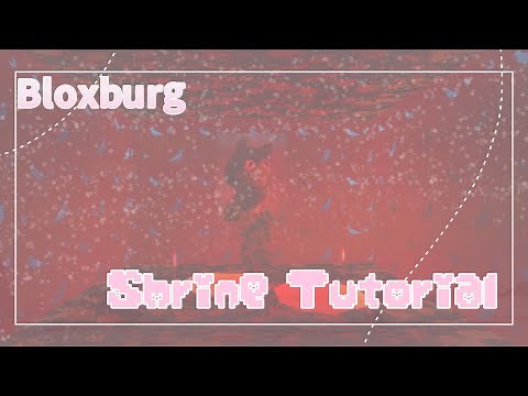 Bloxburg | How to Make a Shrine
