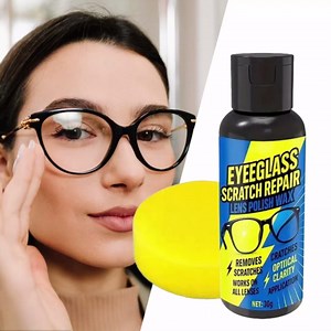 Eyeglass Scratch Remover for Lenses, Glasses Lens Scratch Repair Eyeglass Windshield Cleaners Spray for Camera Mirror Windshield Screen