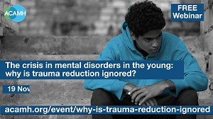 New FREE event 'The crisis in mental disorders in the young: why is...