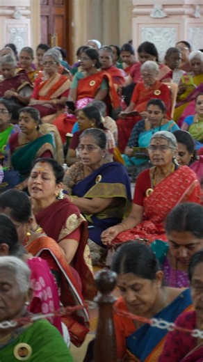3.4K views · 130 reactions | A Sri Lalita Sahasranamam chanting & Nalayira Divya Prabandham Chanting was conducted by Ramakrishna Math, Chennai, where around 550 devotees gathered to partake in this sacred occasion. #ramakrishnamath #ramakrishnamathchennai #lalita | Sri Ramakrishna Math, Chennai | Facebook