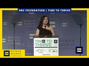 Angel Bonilla Introduces Nicole Talbot at the 2019 HRC Time To THRIVE