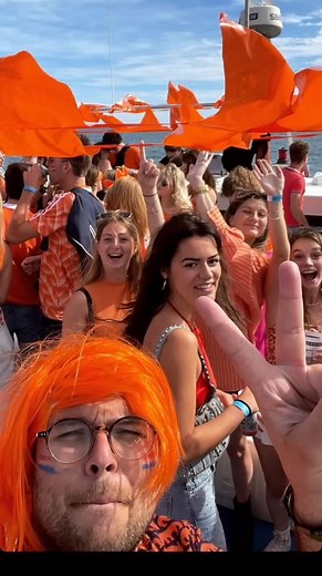 3.6K views · 26 reactions | Our #kingsday boat party was epic! If your in Barcelona this summer come party with us on the Med! And stay tuned for special event boat parties throughout the summer  #boatparty #stoketravel #bcnboatparty #sailthemed | Stoke Travel | Facebook
