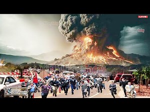 Horrible Today: Live footage of Vesuvius volcano Eruption In Italy Millions thousands of people deat