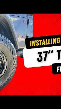 Ultimate Jeep Upgrade: Installing 37” Tire on 17” Wheel for Off-Road Dominance!