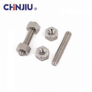 [Hot Item] Galvanized Stainless Steel Lock Nut Machine Parts Hex Head Bolt and Nuts