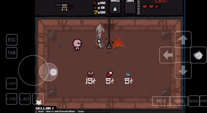 After some configuration TBOI is perfectly playable on Android