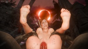 Lara Croft x Werewolf