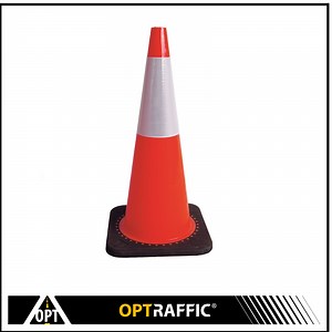 [Hot Item] 20A Flexible Traffic Cone 70cm Orange Soft PVC Traffic Cone