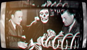 Archive Cinema 'The Crimson Ghost' Art Print, 8.5" x 11", Classic Serial Print, Black and White, 1940s Vintage Gothic Horror Aesthetic, Made in USA