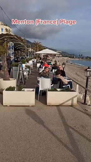 City of Menton(France) Beach - Ville de Menton (France) la plage!#fun #f4f #followme #fypシ #fyp #love #beach#plage#Menton#France#Cotedazur#Mer#Sea#fyp