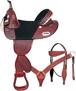 HILASON Western Horse Saddle Treeless American Leather Trail Barrel Tack | for Horses